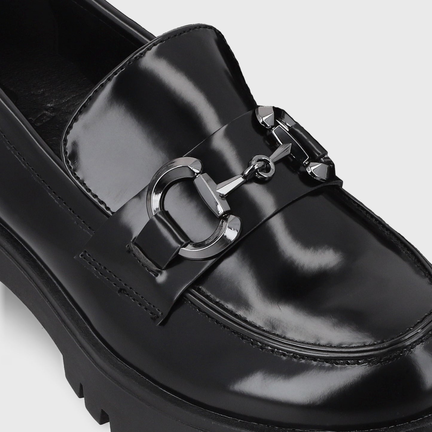 Zapato Plataforma Negro Mujer 46401