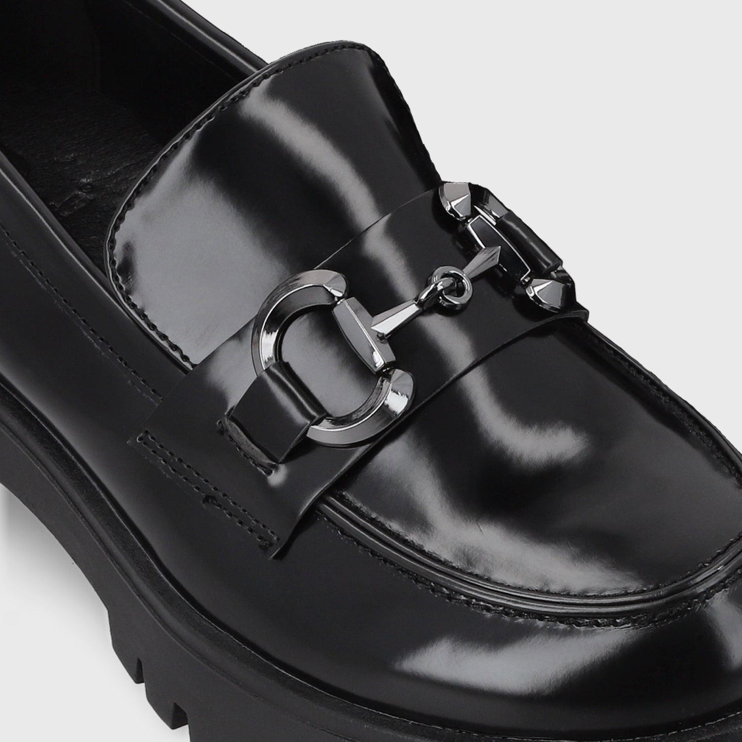 Zapato Plataforma Negro Mujer 46401
