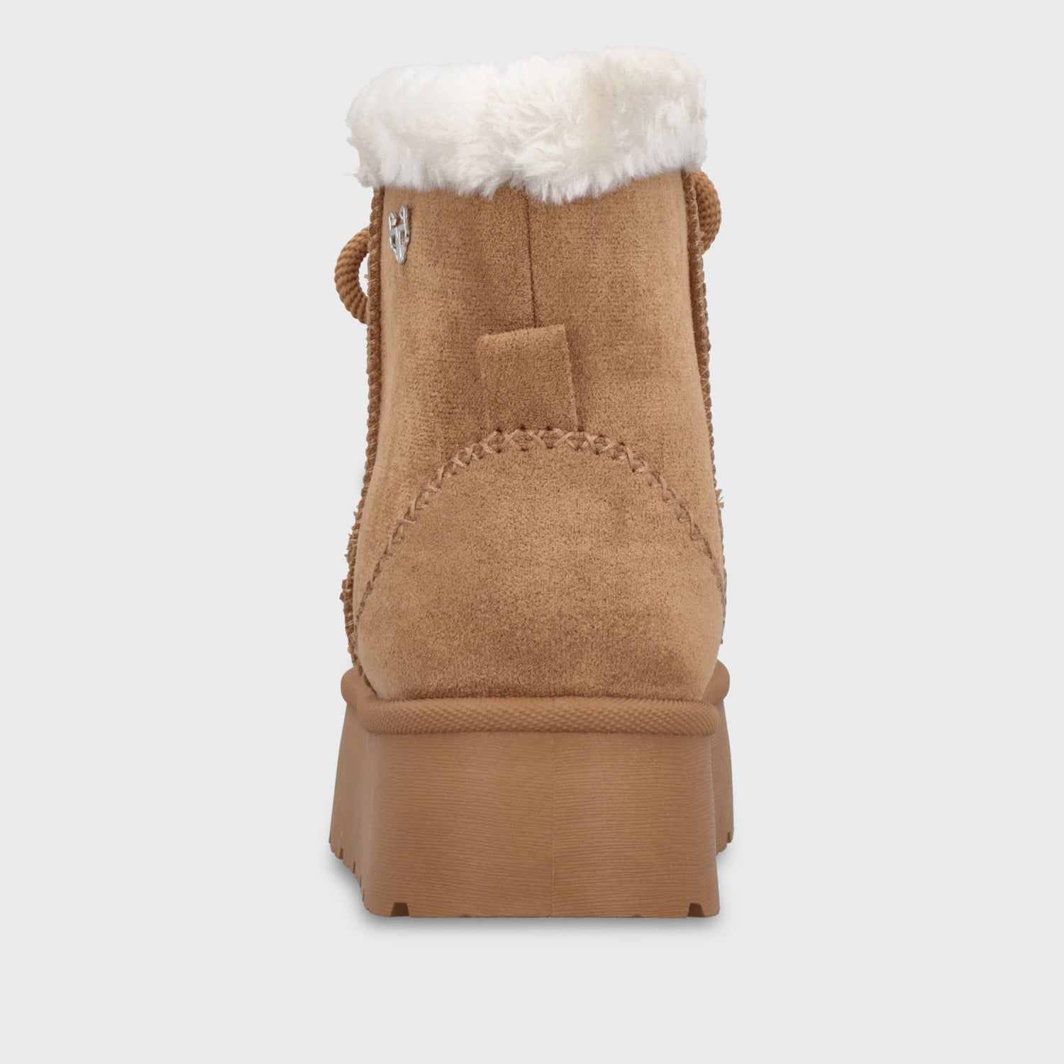 Botín Plataforma Camel Mujer 48115