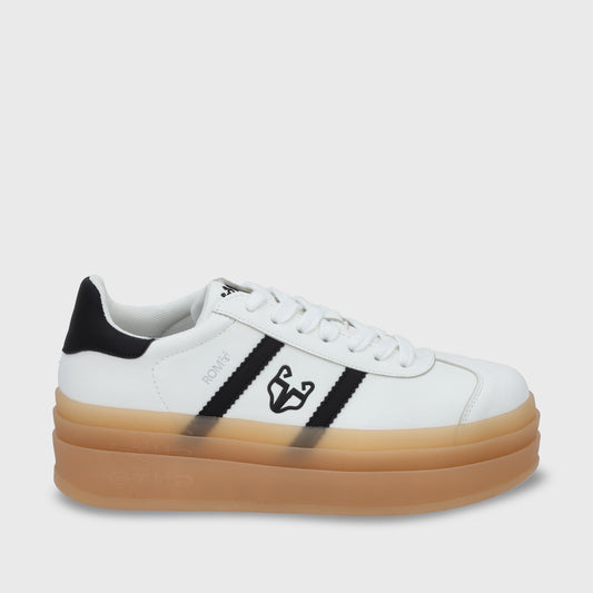 Zapatilla Plataforma Blanco Mujer 53750