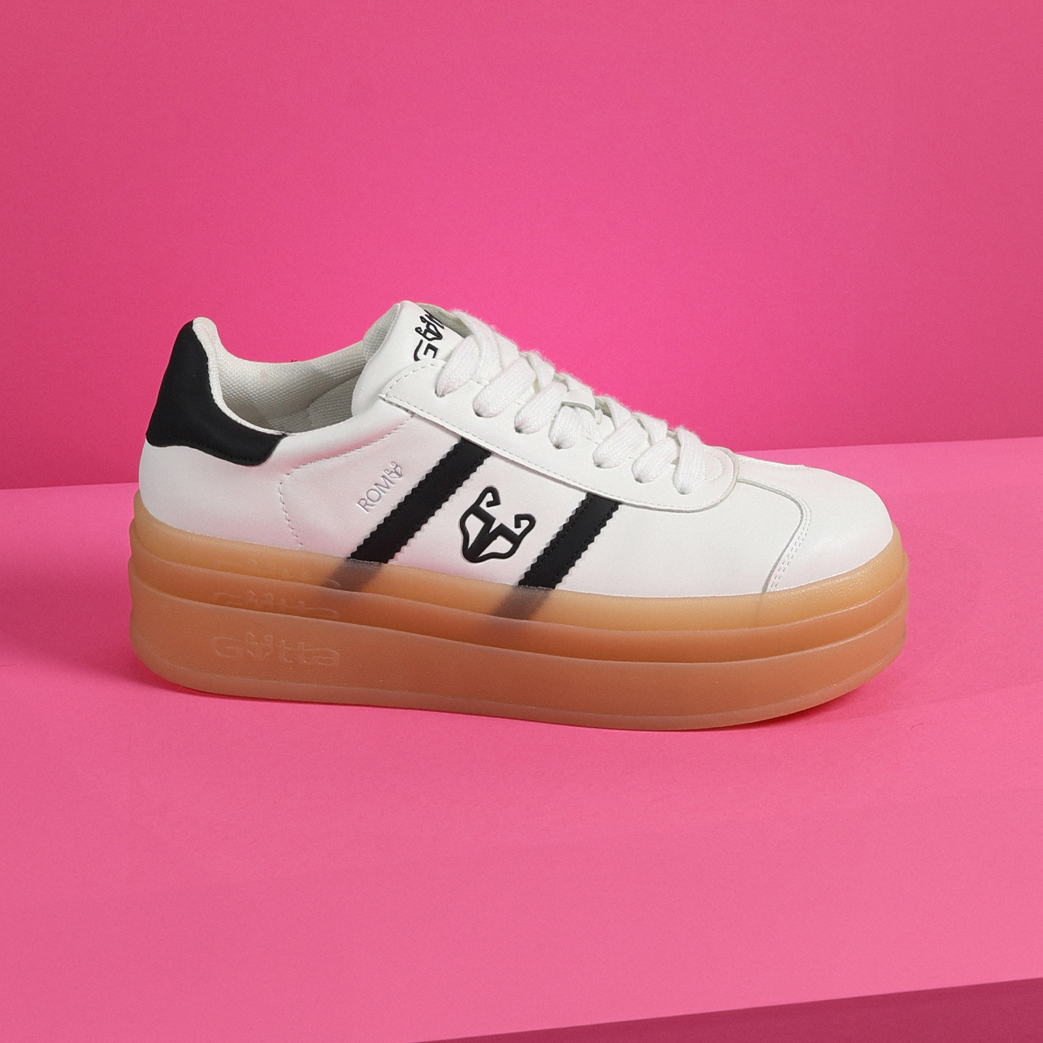 Zapatilla Plataforma Blanco Mujer 53750