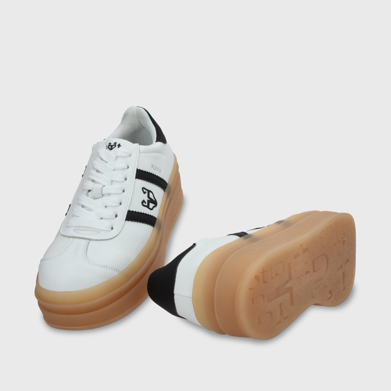 Zapatilla Plataforma Blanco Mujer 53750