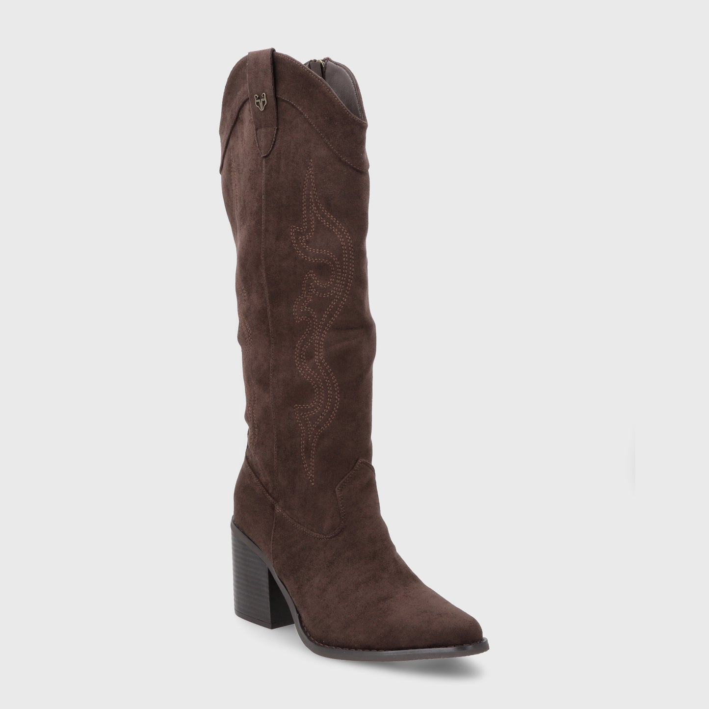 Bota Taco Café Mujer 53782