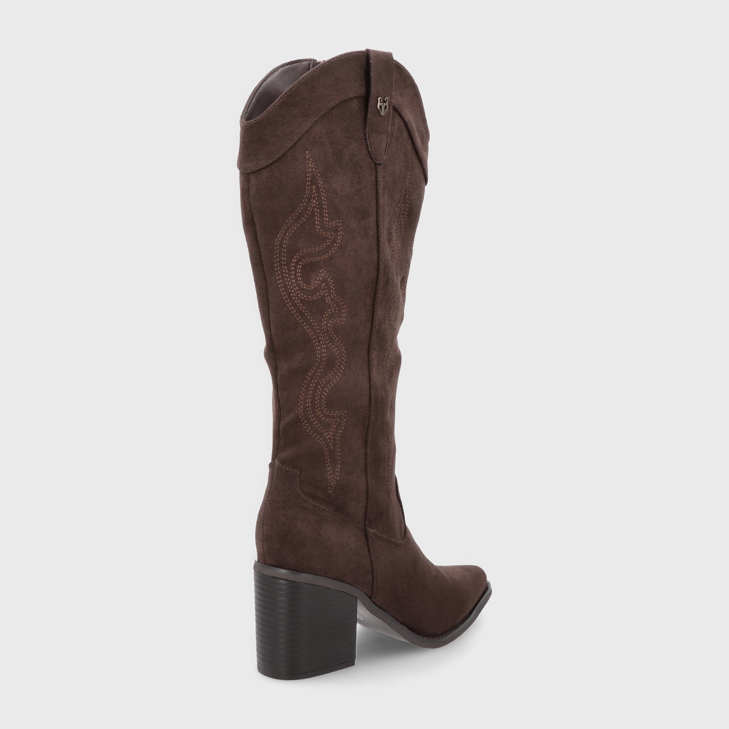 Bota Taco Café Mujer 53782