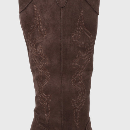 Bota Taco Café Mujer 53782