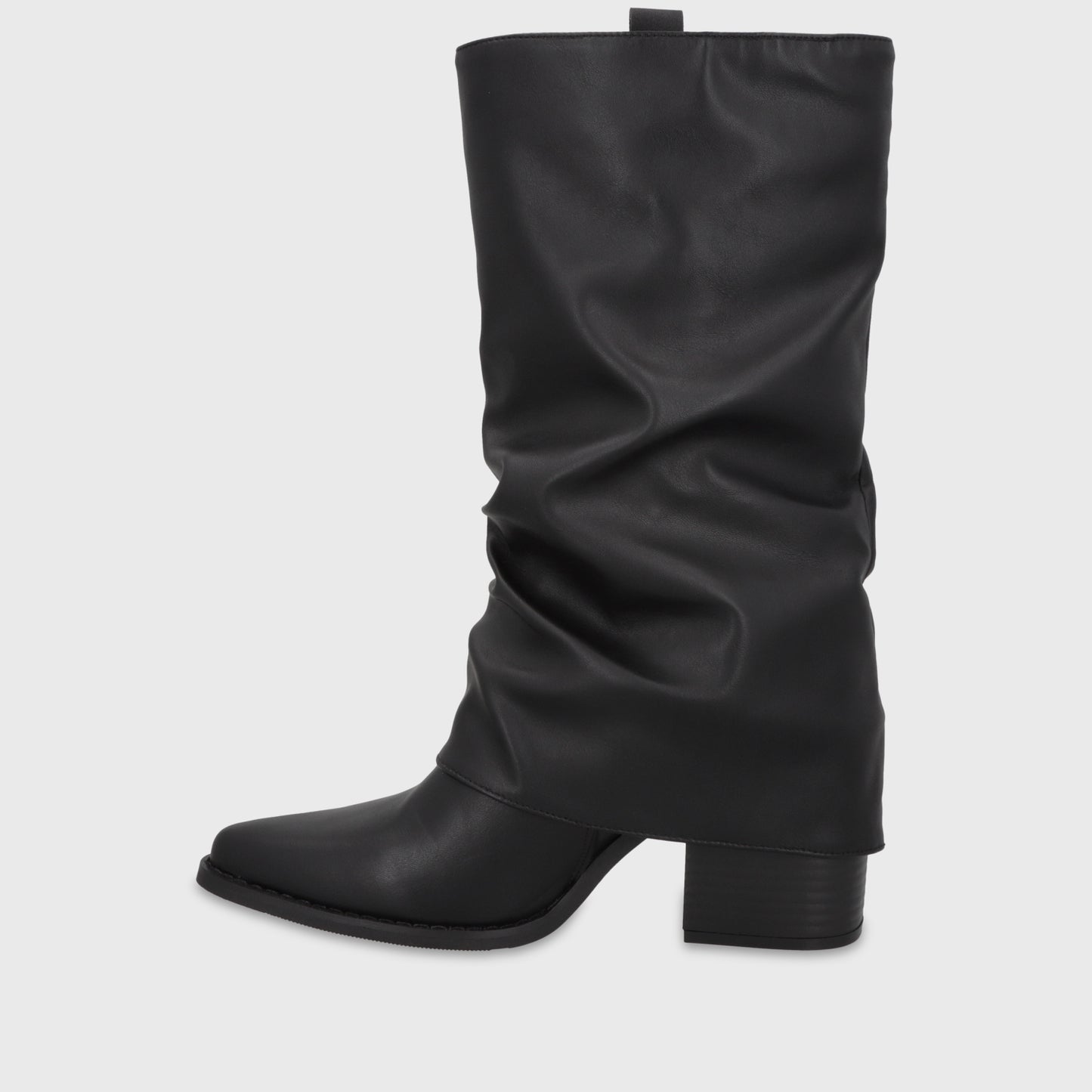 Bota Taco Negra Mujer 53784