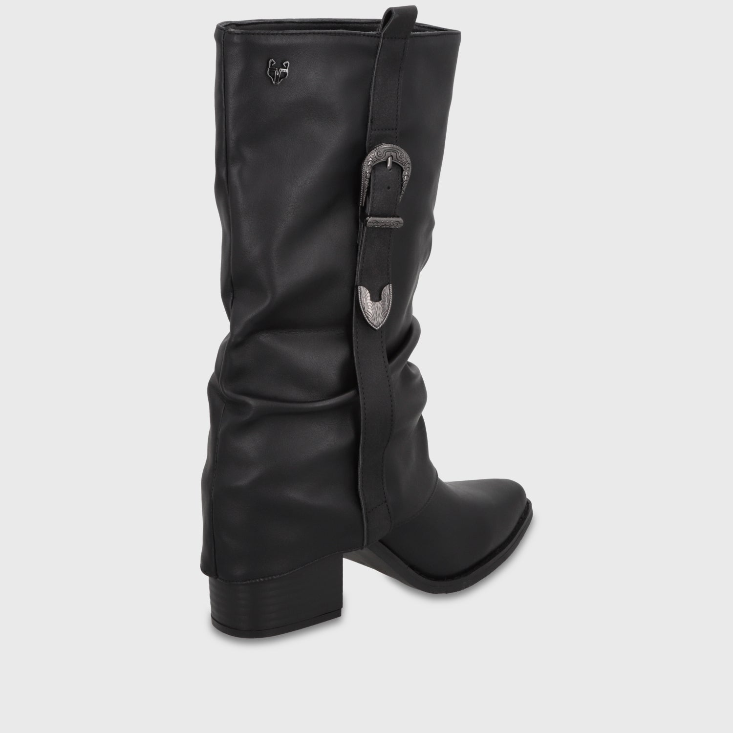 Bota Taco Negra Mujer 53784