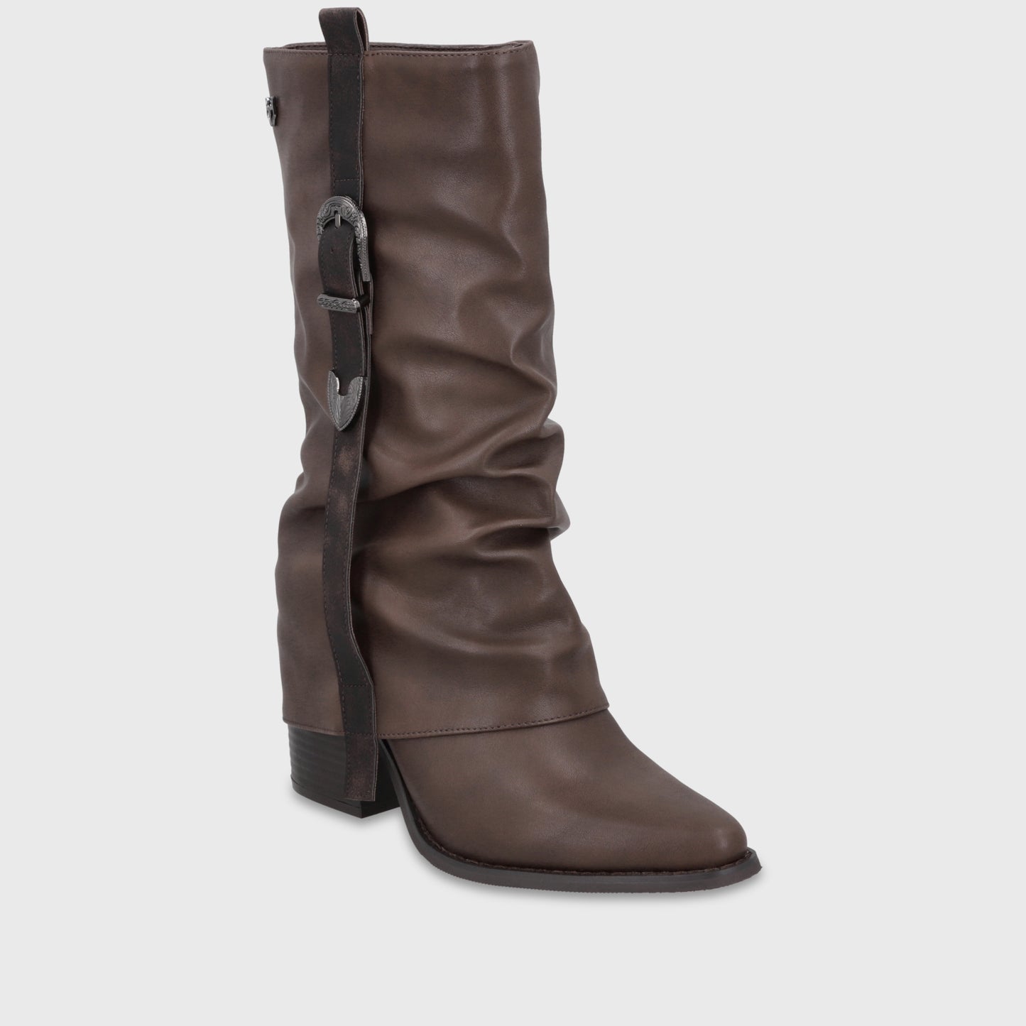 Bota Taco Café Mujer 53784