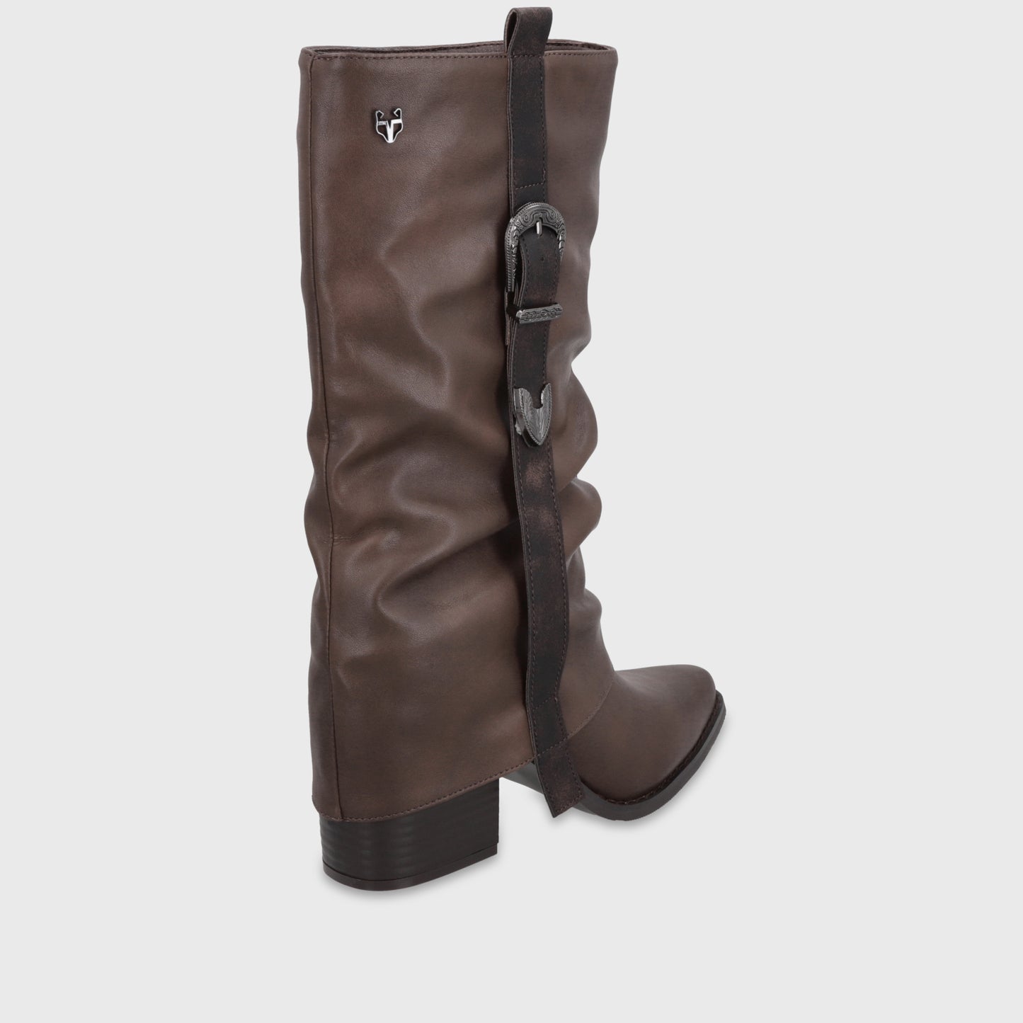 Bota Taco Café Mujer 53784