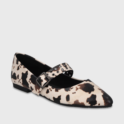 Ballerina Plana Animal Print Mujer 54011