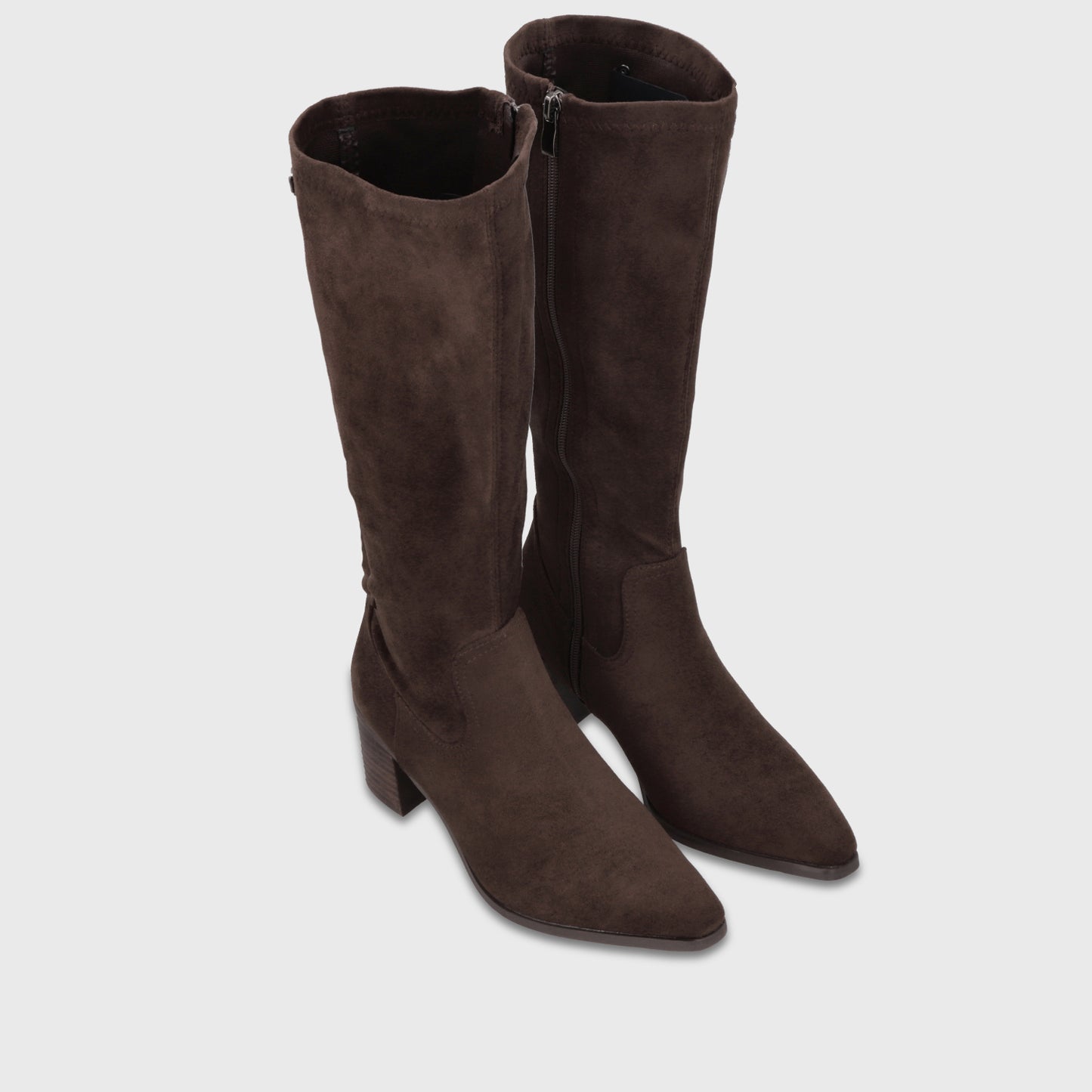 Bota Taco Café Mujer 55302