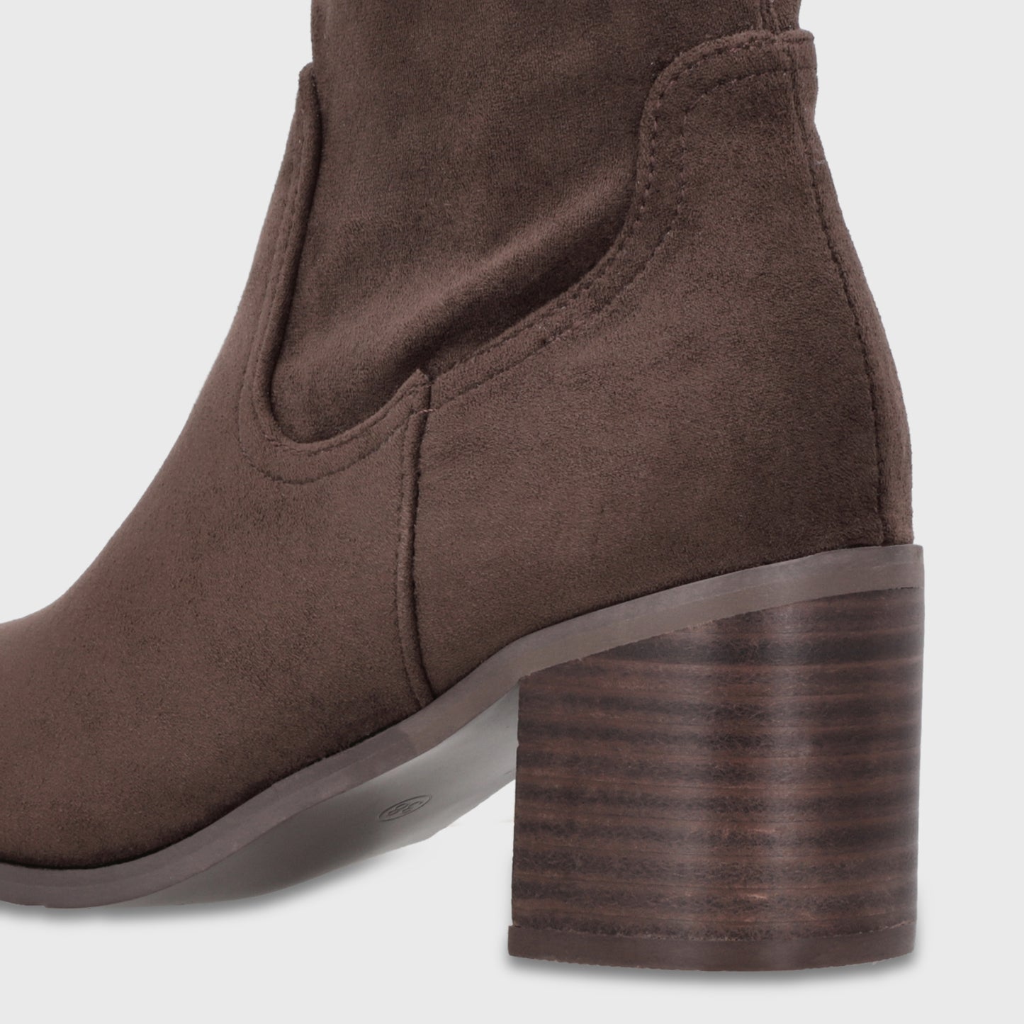 Bota Taco Café Mujer 55302