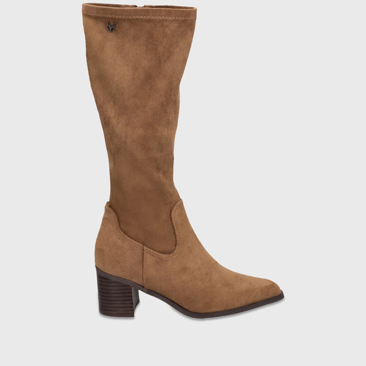 Bota Taco Camel Mujer 55302