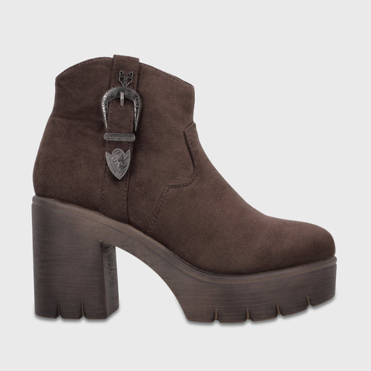 Botín Plataforma Café Mujer 55311