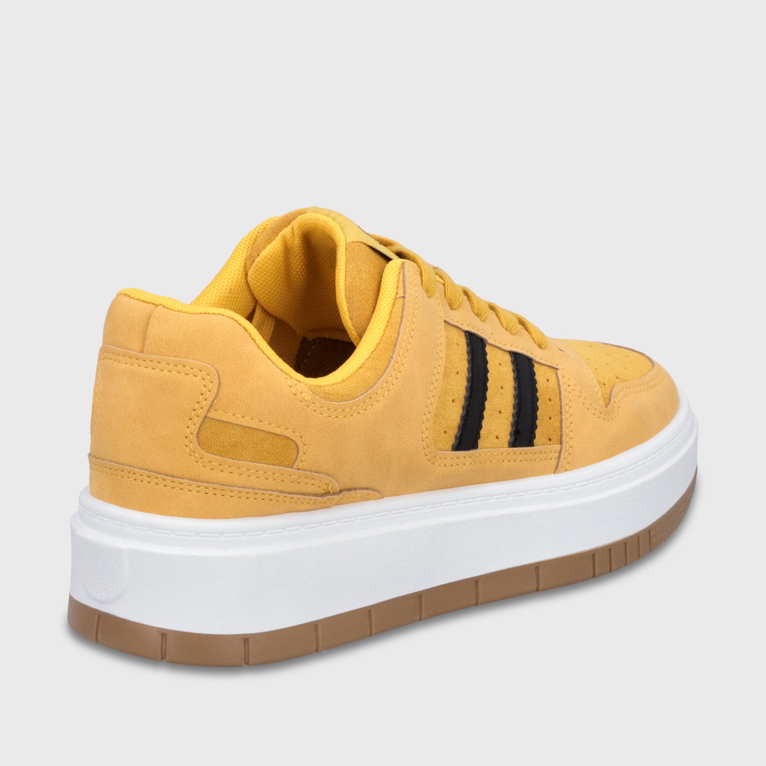 Zapatillas Plataforma Amarilla Mujer 58030