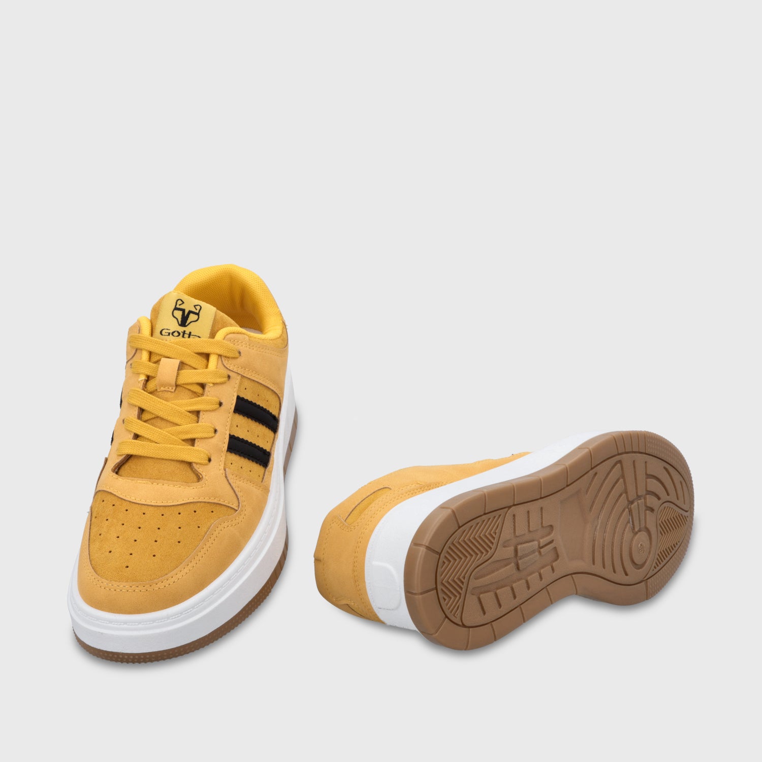 Zapatillas Plataforma Amarilla Mujer 58030