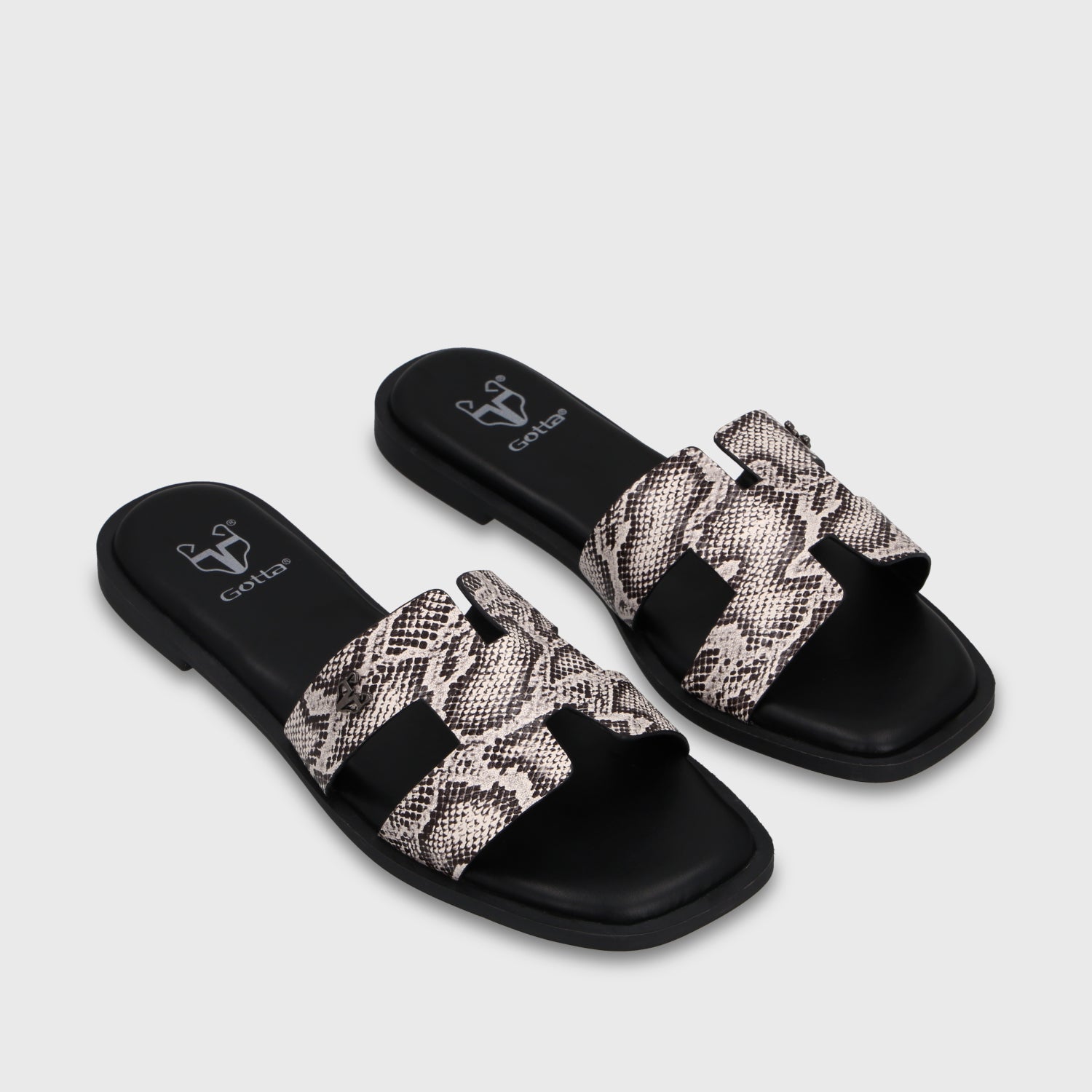 Sandalia Negra Mujer 64110