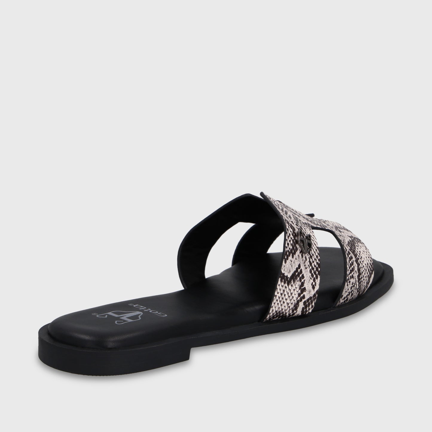 Sandalia Negra Mujer 64110