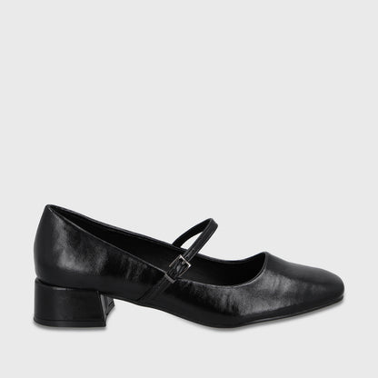 Zapato Taco Negro Mujer 65800