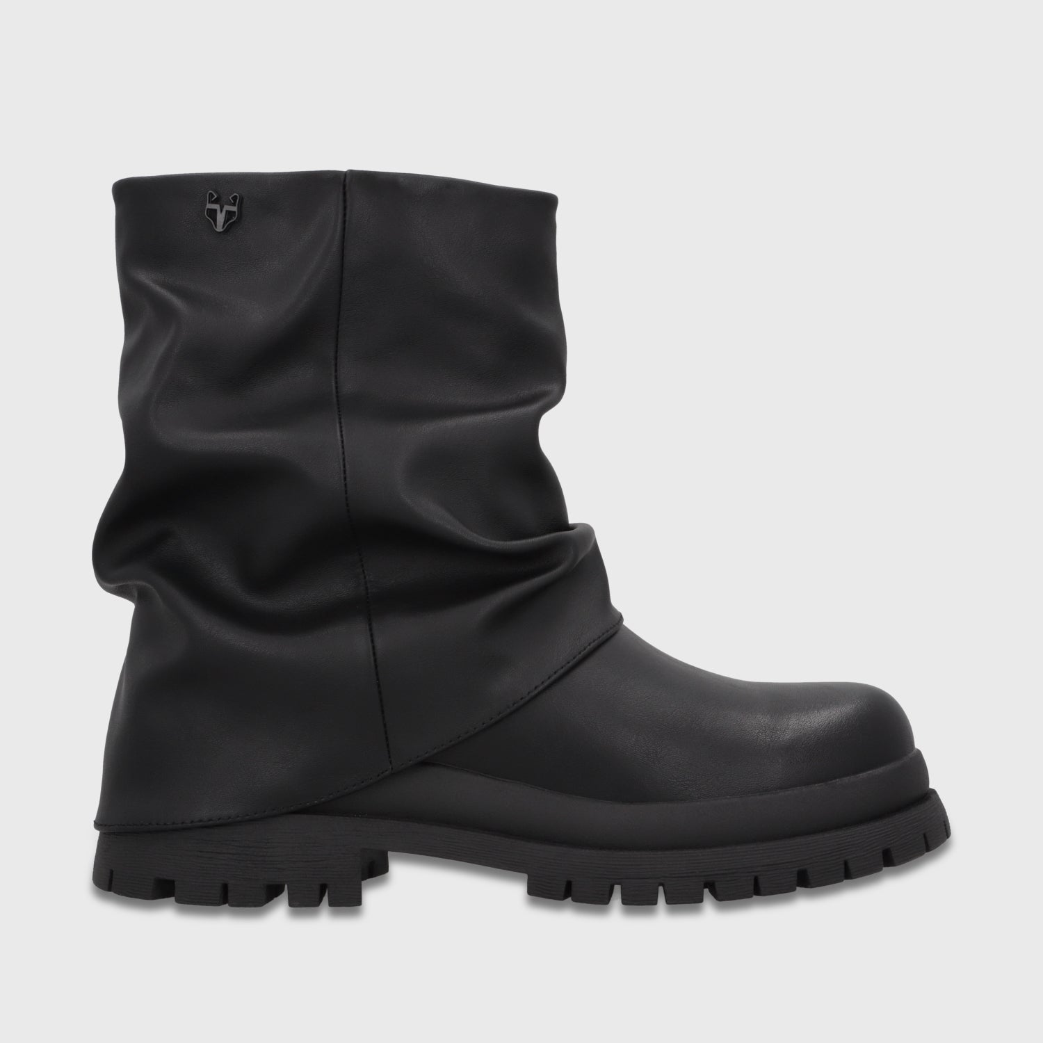 Botín Plataforma Negro Mujer 65840