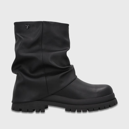 Botín Plataforma Negro Mujer 65840