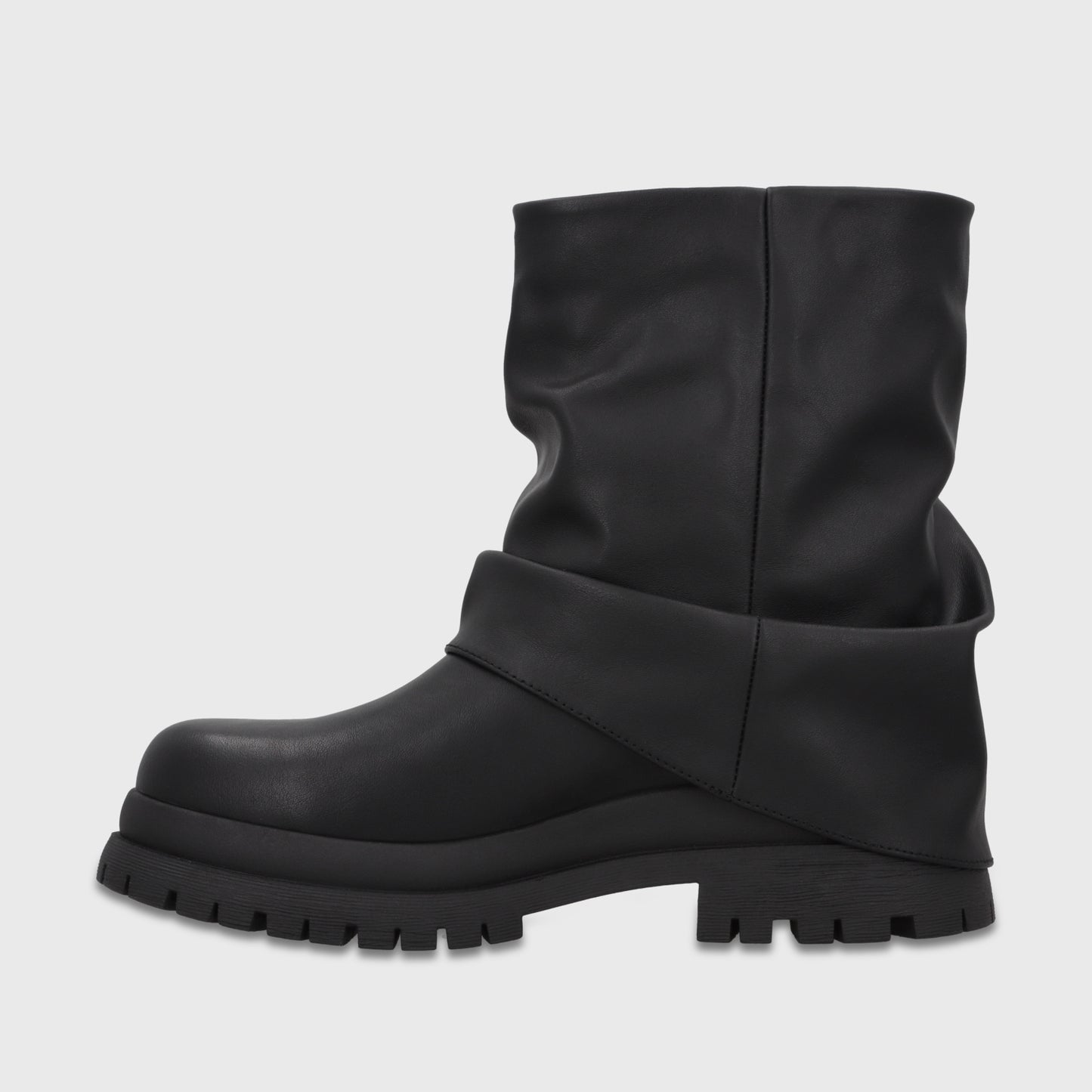 Botín Plataforma Negro Mujer 65840