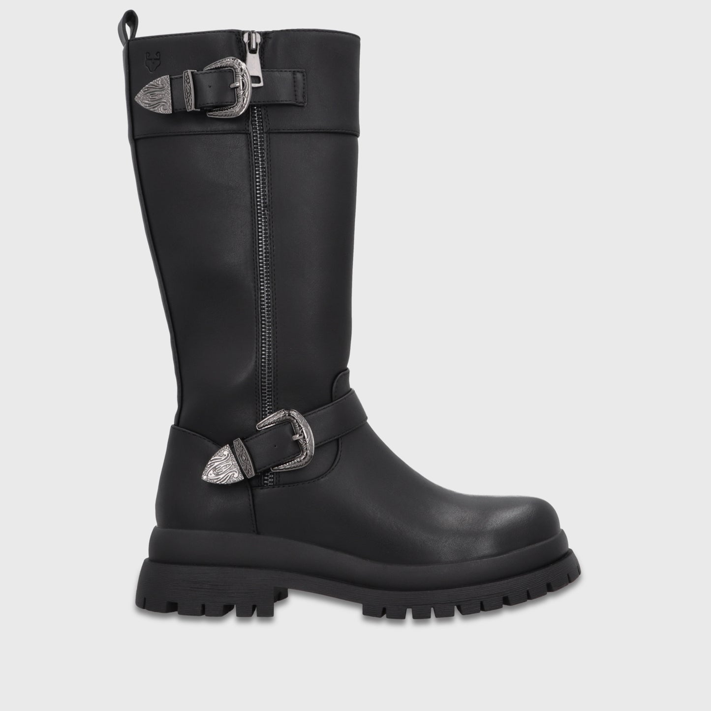 Bota Taco Negra Mujer 65842