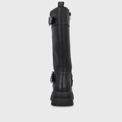 Bota Taco Negra Mujer 65842