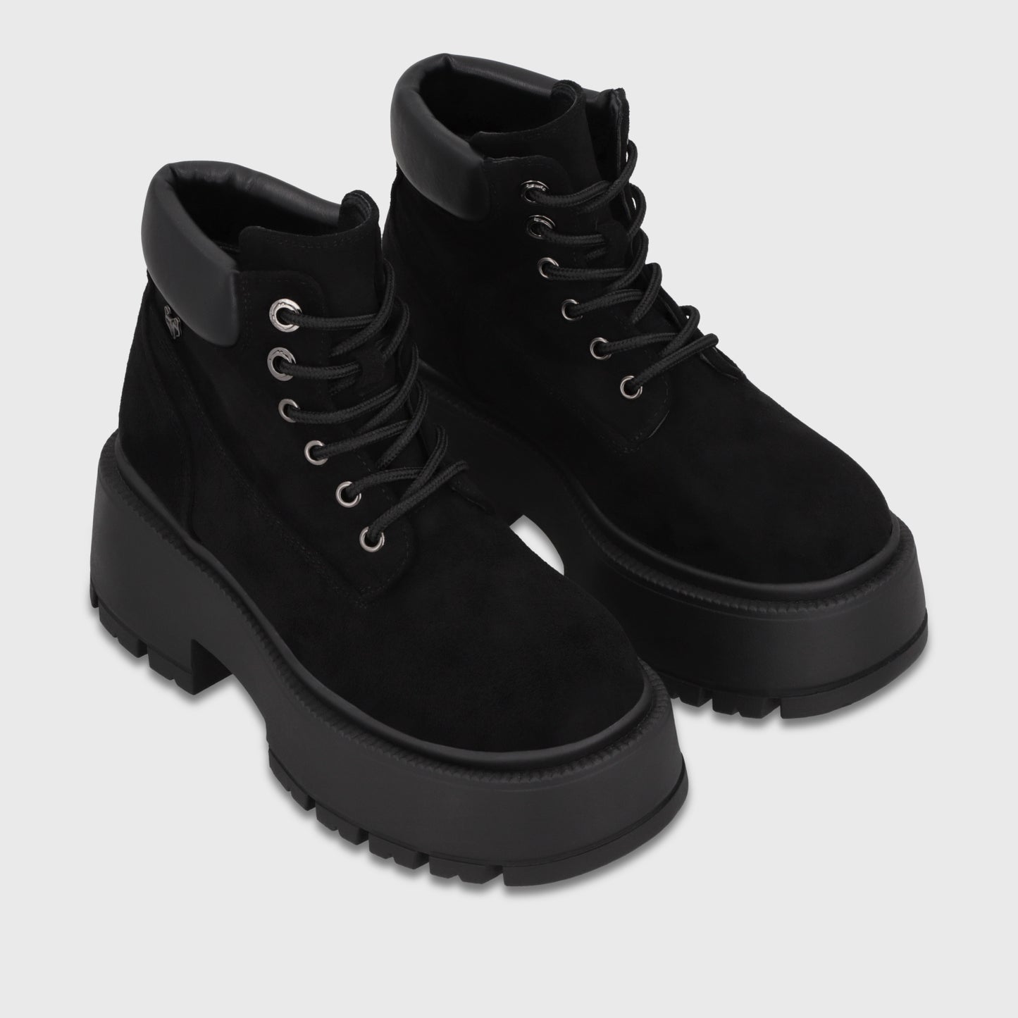 Botin Plataforma Negro Mujer 6585001