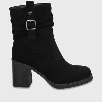 Botín Taco Negro Mujer 65860