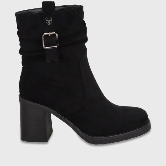 Botín Taco Negro Mujer 65860