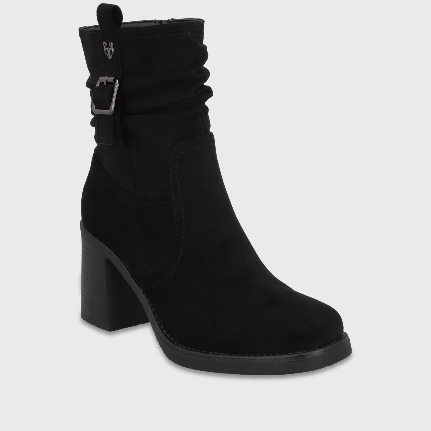 Botín Taco Negro Mujer 65860