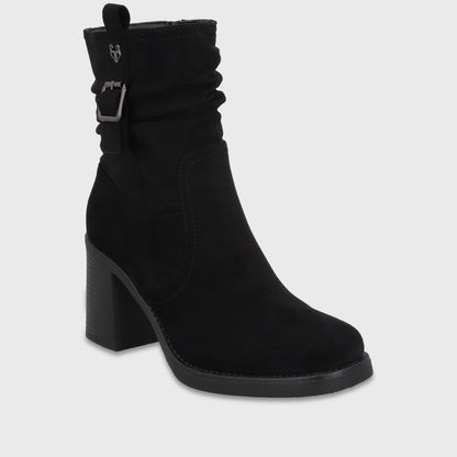 Botín Taco Negro Mujer 65860