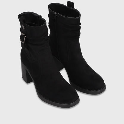 Botín Taco Negro Mujer 65860