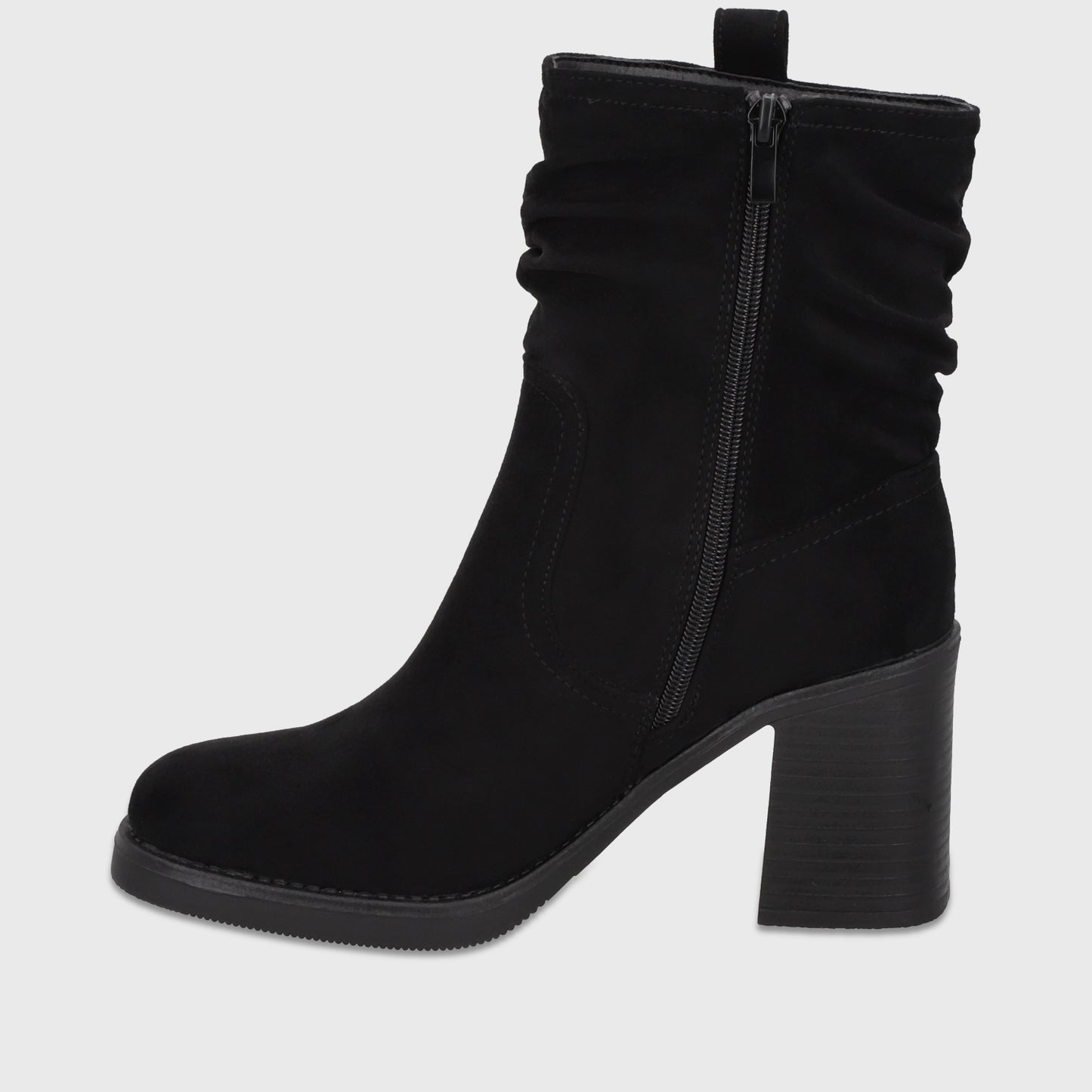 Botín Taco Negro Mujer 65860