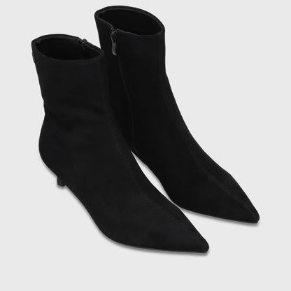 Botín Taco Negro Mujer 65880