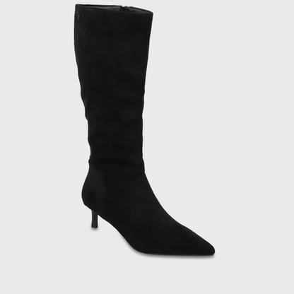 Bota Taco Negra Mujer 65881