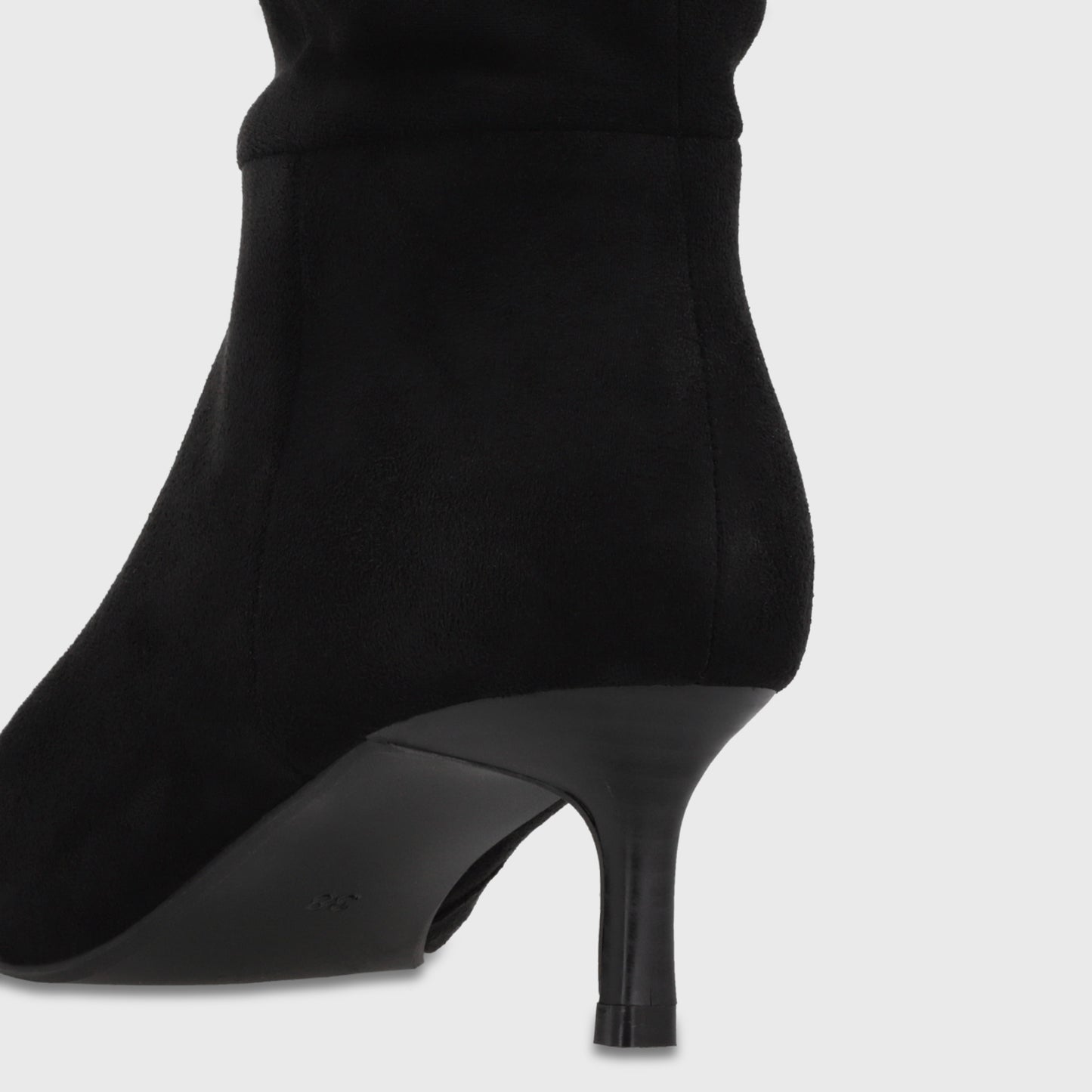 Bota Taco Negra Mujer 65881