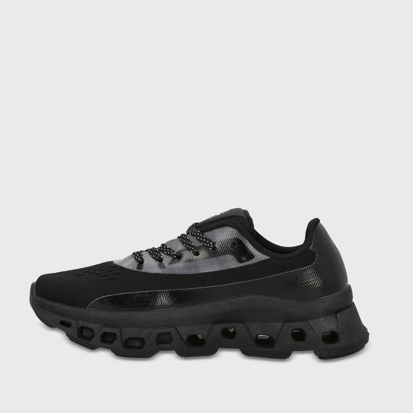 Zapatilla Plataforma Negra Mujer 68100
