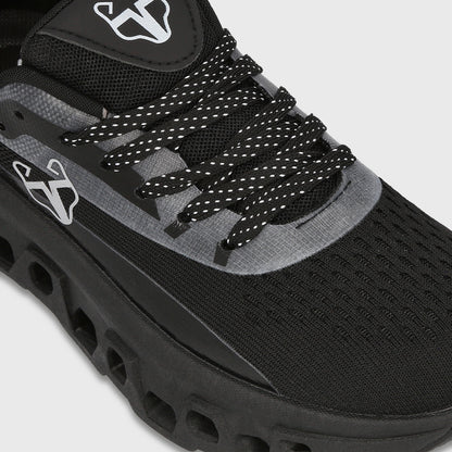 Zapatilla Plataforma Negra Mujer 68100