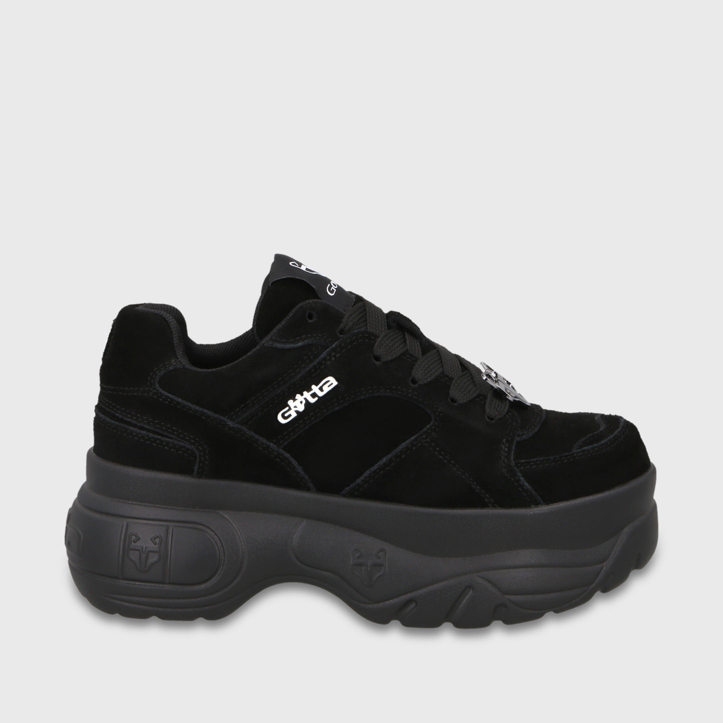 Zapatilla Plataforma Negra Mujer 9724A
