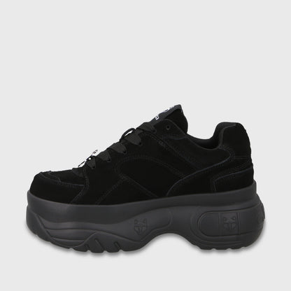 Zapatilla Plataforma Negra Mujer 9724A