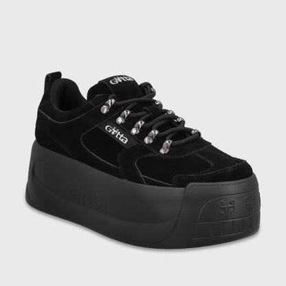 Zapatilla Plataforma Negra C732B