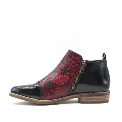 Botín Animal Print Mujer C7338