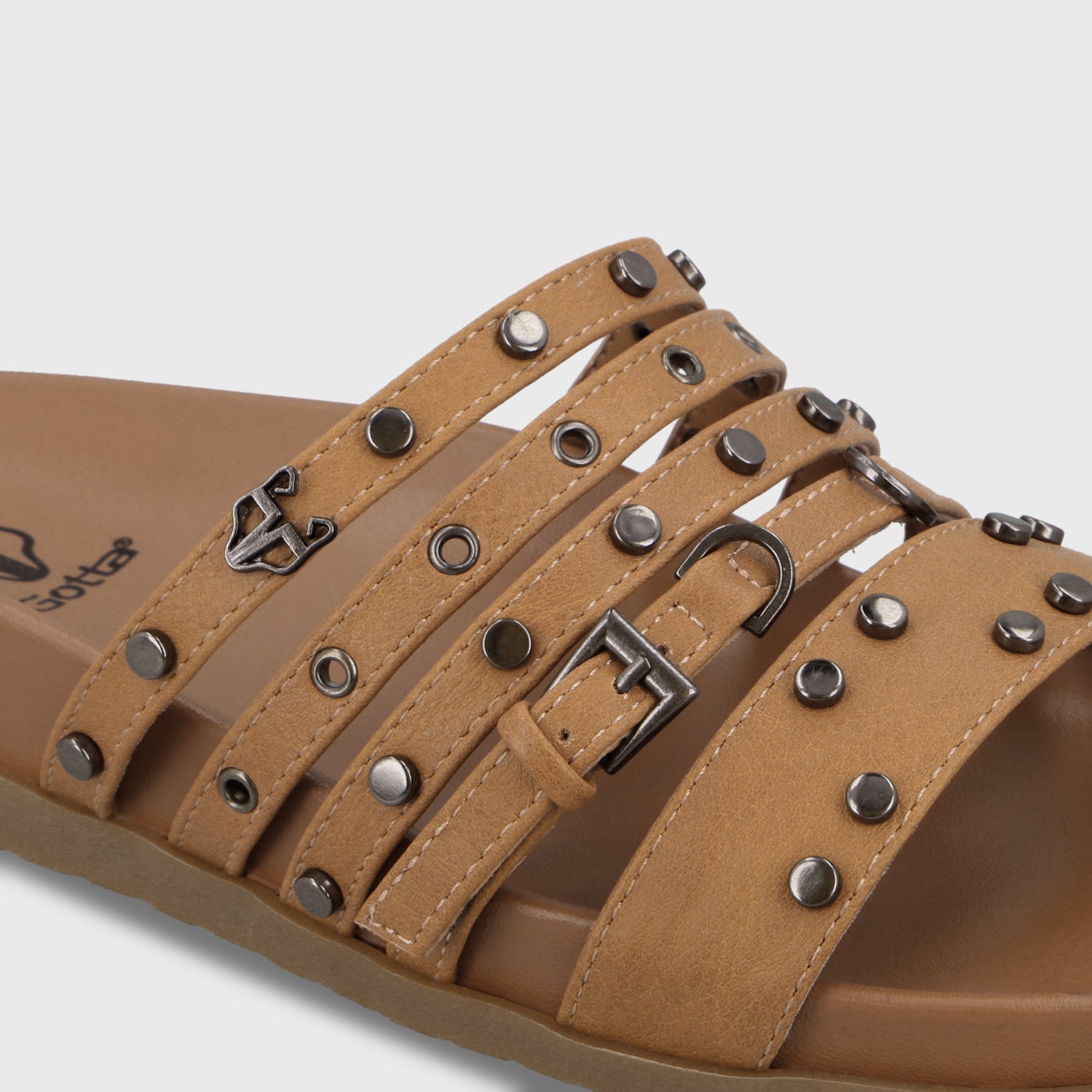 Sandalia Camel Mujer 64160 - Gotta Perú