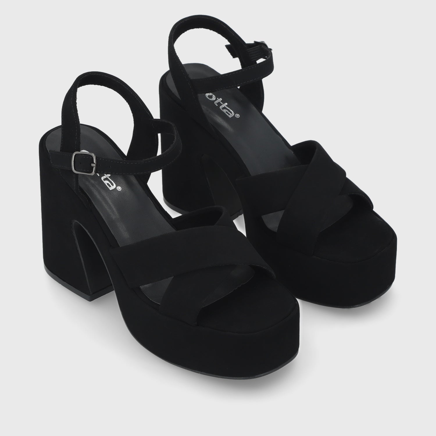 Sandalia Negra Mujer 45701 - Gotta Perú