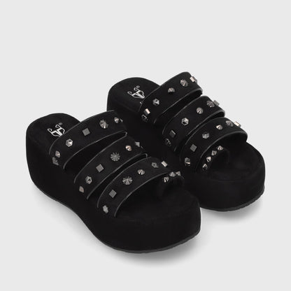 Sandalia Negra Mujer 45823 - Gotta Perú