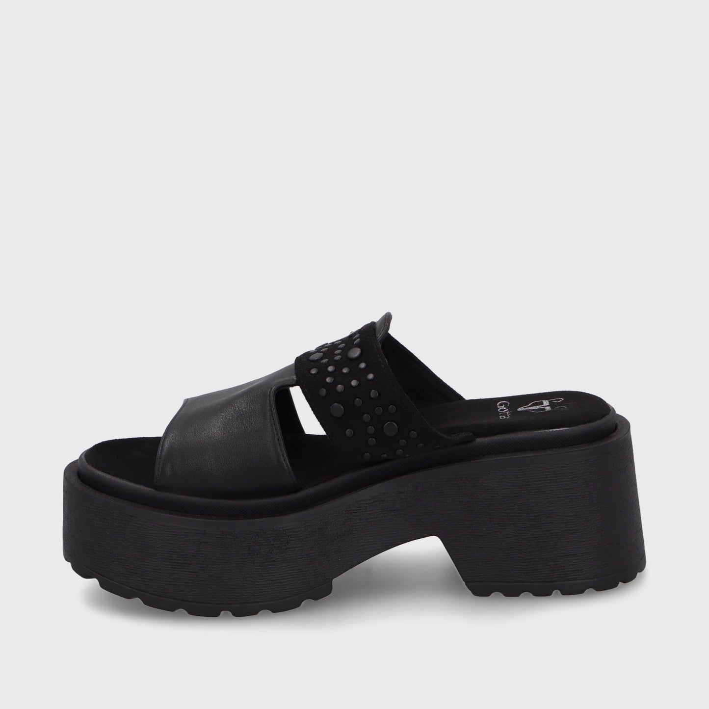 Sandalia Negra Mujer 45983 - Gotta Perú