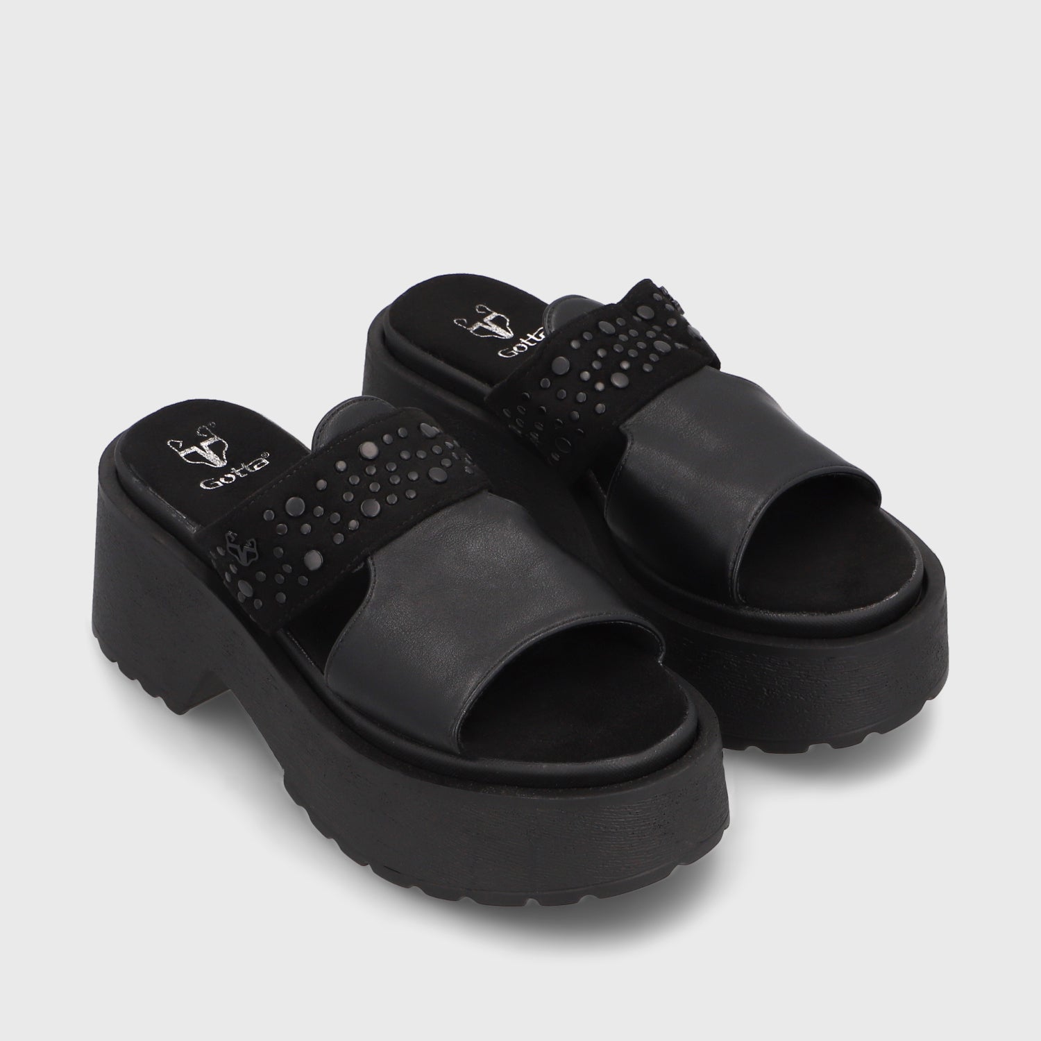 Sandalia Negra Mujer 45983 - Gotta Perú