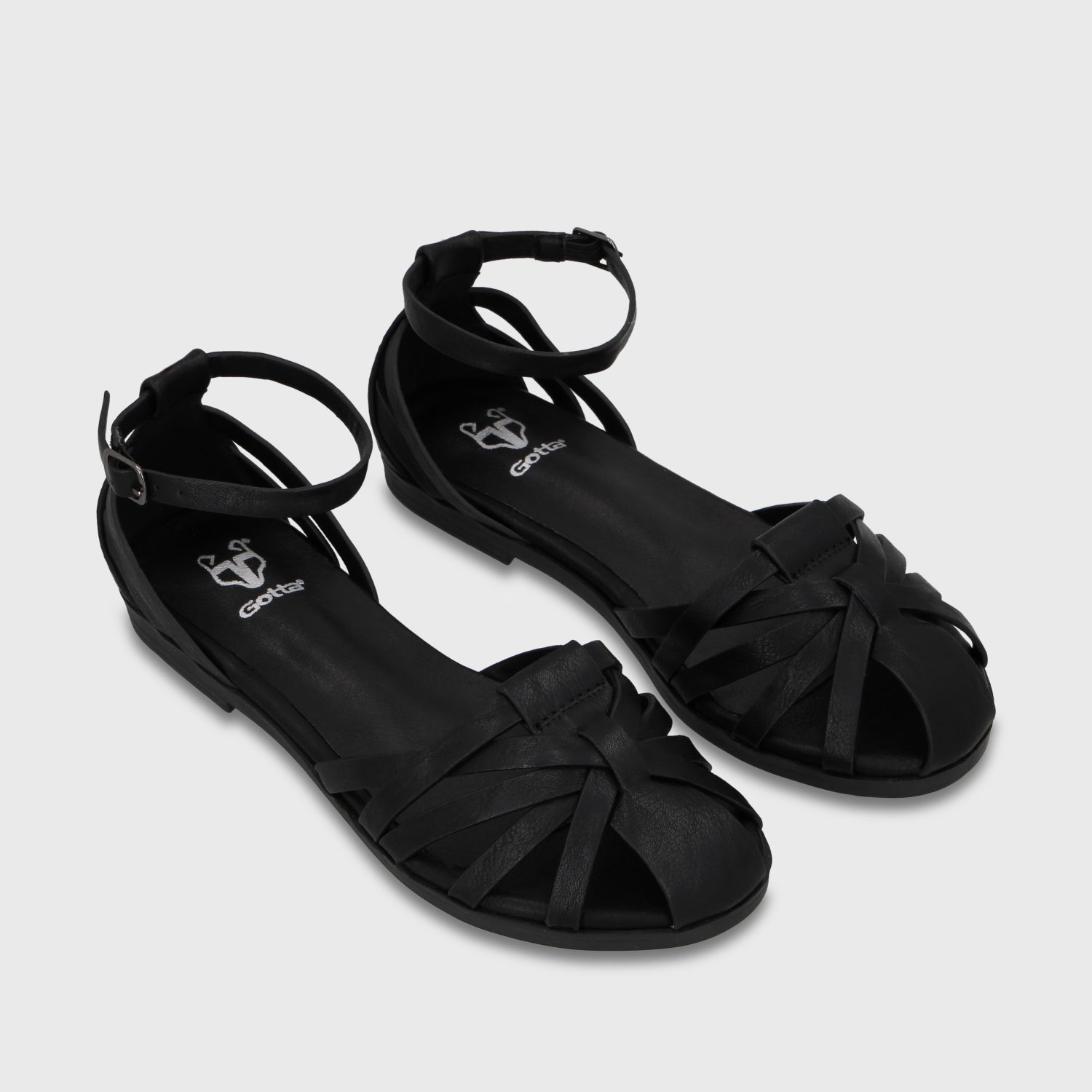 Sandalia Negra Mujer 64061 - Gotta Perú